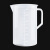 纳仕德 SY5018 加厚塑料量杯烧杯 实验室透明食品级塑料毫升带刻度杯 3000ml（有手柄） 