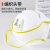 3M 8511 N95非油性颗粒物防护口罩 带呼吸阀（头带式）雾霾口罩 10只装  W定做