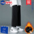 NASA PONY品牌裤子男夏季新款直筒阔腿冰丝休闲裤宽松青少年运动九分长裤男 K21QK-直筒黑色加绒 4XL (偏小，建议160-180斤)
