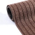科尔尚 条纹整铺防滑地垫地毯 KT90 （长度1米的价格） 咖啡色 幅宽90cm