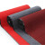 柯瑞柯林（CreClean） FHS200 复合双条纹加密吸尘地毯 走廊过道耐磨地垫 防滑垫楼梯毯 深红色 2米宽*1米