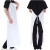 尔苗 PVC围裙 白色围腰加厚防水防油耐酸碱厨房餐厅工业劳保围裙 1件装
