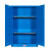 沛桥安全柜PQ-2515双锁款酸碱液体储存安全柜 蓝色110加仑