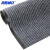 海斯迪克 HK-67 商用地毯 复合双条纹地垫 入门垫防尘防滑蹭土垫 烟灰色 1.2米宽*1米