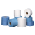 无尘纸蓝白色工业擦拭纸一次性实验室用大卷无纺布吸油吸水500片 白色(25*37厘米)500张/卷
