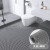 柯瑞柯林（CreClean）PVC镂空防滑垫 门口入户S形塑料地毯浴室卫生间地垫 宽0.9m*长1m*3.5mm 灰色 SGR3.5