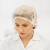 星工（XINGGONG） 一次性头套发罩网帽发网无纺布防尘防护条形蘑菇帽 双筋白色100只装