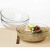 Glasslock进口耐热玻璃碗加厚水果沙拉碗透明碗家用大号汤碗泡面2件套