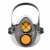 思创面罩 ST-1080 硅胶防尘面罩口罩防工业粉尘雾霾PM2.5细微颗粒物打磨半面具防尘防毒面罩 ST-1080防尘半面罩(1套)