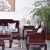 宁深血檀(学名:染料紫檀)新中式实木沙发高端现代简约客厅组合两用家具喜事连连十二件套 9件套