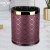 垃圾桶创意高档厨房大号酒店办公室可爱卧室轻奢风卫生间 10L金圈-轻奢-紫色