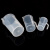 海斯迪克 HKCL-530 带盖塑料量杯 带把手pp刻度烧杯 透明测量计量杯 1000ml加盖 