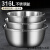特百惠（Tupperware）德国进口品质 316不锈钢盆套装食品级家用油盆厨房打蛋和面洗 22-24-26-28漏-30五个装