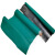 静电胶皮绝缘铺地胶皮绿色防滑橡胶垫维修台布耐高温工作台垫 绿黑1.2米宽*10米长*2mm厚1卷