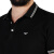阿玛尼ARMANI COLLEZIONI男士POLO衫 休闲商务半袖时尚短袖上衣男装 黑色8N1FL1-1JBQZ-0999 M 1