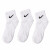 耐克（NIKE）男女运动袜休闲袜袜子3双装SX7677-100 SX7677-100 M