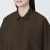 无印良品（MUJI）Labo 男女通用 具有防污性能的POLO衫男式女式无性别短袖BF1BHA4S 棕色 XS (160/80A)