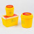 冰禹 BY-1251 方形黄色利器盒10个（方形利器盒5L）黄色小型废物卫生所锐器盒