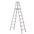 【链工】铝合金人字梯不伸缩折叠梯子3米4米5米6米工程叉梯阁楼高梯子 工程款3米（红）