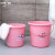 中环力安 22L红色36*34cm 加厚洗衣塑料水桶手提装水大红色塑料桶盆桶