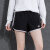 阿迪达斯 （adidas）女装运动套装2024夏新款休闲时尚防风夹克外套 收口运动裤 两件套 短袖T恤+五分裤 L/170