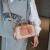 SiaZella包包女2023新款波士顿枕头包时尚斜挎手提包生日女包礼母亲节礼物 粉色