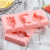 拜杰雪糕模具自制DIY硅胶冰块模具食品级家用儿童创意卡通冻冰块模具 粉色（菠萝+兔子）两个装