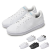 阿迪达斯（adidas）Adidas阿迪达斯 ADVANCOURT BAS 休闲小白鞋 白色-GW2065 23.5/38码