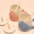 阿布熊卡内曼创意个性马克杯带盖带勺可爱潮流陶瓷杯清新简约情侣卡通大 蓝色