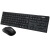 富勒MK850无线鼠标键盘套装商务办公笔记本台式机通用键鼠套装低噪轻薄 黑色 无光