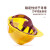 诺瑞斯安安全帽 新国标ABS V型透气黄色 可定制 工地建筑工程施工