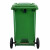 兰诗（LAUTEE）100A 大号户外垃圾桶 物业环卫商用带盖分类垃圾桶果皮箱 可定制 100L草绿厨余垃圾