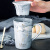 布丁瓷艺 创意带茶漏过滤陶瓷杯子 个性星座马克杯带盖勺咖啡杯家用水杯 双子座-礼盒包装