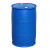 艾科堡 200L蓝色化工原料存放桶塑料双孔加厚原料桶200KG双环闭口化工桶