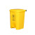 希万辉 医疗废物垃圾桶医院用利器盒加厚黄色医院诊所脚踏桶有盖大号 黄色15L