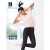 迪卡侬短袖女秋薄款上衣健身跑步瑜伽半袖速干T恤FICW2191026经典黑T46