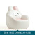 林氏家居儿童沙发女孩兔子小沙发可爱阅读凳子宝宝小椅子 【粉色+白色】小兔沙发