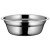 Jidaocook厨房圆形洗菜打蛋和面盆汤盆加厚加深不锈钢盆子 迷你号 直径12.5cm