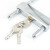 海斯迪克 HKC-560 U型锁密码锁挂锁 门把手锁防盗窗锁 901型号420mm