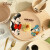 满朝佳（MANCHAOJIA）迪士尼联名创意餐具米饭碗碟家用泡面汤碗儿童宝宝卡通陶瓷 4.5英寸饭碗【米奇款】
