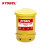 西斯贝尔（SYSBEL） WA8109100 防火垃圾桶 高40直径30 OSHA规范 UL标准 防火垃圾桶 6Gal/22.6L/黄色
