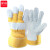 谋福（CNMF）377 牛皮电焊防护手套 隔热耐磨焊工防寒透气 劳保用品（电焊手套 ）