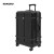 NAKURU行李箱女新款小型登机箱个性旅行箱韩版铝框明星同款女团托运箱潮 黑色 卡扣 20英寸 适合1-5天旅行