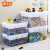 禧天龙（Citylong）玩具收纳盒儿童乐高积木零件双层分格整理收纳箱药箱收纳盒 双层透白小号5格
