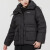 阿迪达斯 （adidas）羽绒服女装 冬季新款运动户外保暖连帽三条纹加厚夹克外套羽绒服 H18614/黑色 S/160/84A