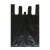 ubag 黑色背心塑料袋 办公室商用加大号垃圾袋GYJ 60*90加厚款 50个/包