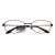 精工(SEIKO)眼镜框女款全框钛材商务休闲远近视眼镜架HC2012 152 53mm玫瑰红