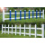瑞力马（RUILIMA）pvc草坪护栏户外绿化带篱笆栅栏花池围栏隔离栏白色菜园塑钢护栏 高40公分pvc墨绿色 一米的价格