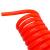 飓程 PU弹簧气管 空压机气泵高压伸缩软管螺旋风管 12*8（6米） 