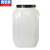 奕多美 方形塑料化工桶提环工业废液桶带盖发酵桶 50L白色（特厚款）YDM-HXP-HGT